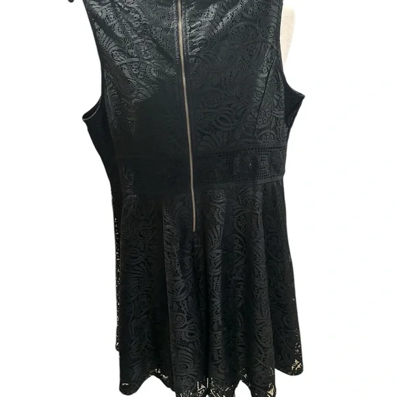 AMERICAN RAG Plus Size  2X Black Lace Fit & Flare Dress, NWT - Picture 2 of 2